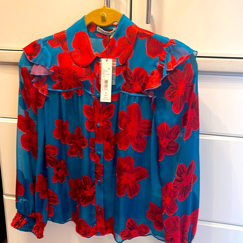 NWT Alice & Olivia blouse XS